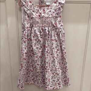 Edgehill Collection Pink and Red Flutter Sleeve Sundress
